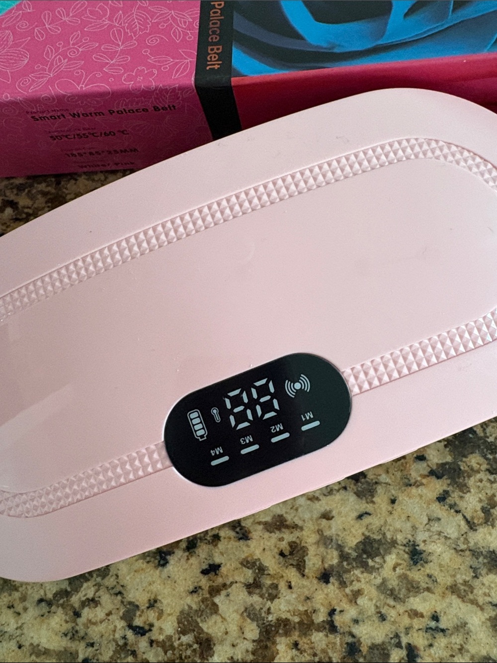 NIB Smart Warm Palace Belt Portable Menstrual Heating Pad - Pink🔥 - Picture 2 of 6